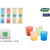 SET-10 VASO CHUPITO COLOR PP 35ML ALGON - Imagen 2