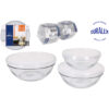 SET 3 BOLS 14/17/20.5CM C/TAPA TRANSP. LYS - Imagen 2