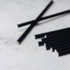 SET-20 PAJITAS CARTON NEGRAS 197X8 ALGON