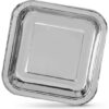 SET-3 PLATO CARTON PLATA CUAD. 26CM ALGON