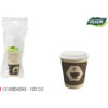 SET-12 VASO CART. CAFE C/T AGUJ 120 ALGON - Imagen 2