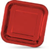 SET-10 PLATO CARTON ROJO CUAD. 20CM ALGON