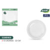SET-10 PLATO RED.PLAST.ECONO. 22CM ALGON - Imagen 2