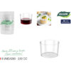 SET-5 VASO PLAST. CHIQUITO 230CC PS ALGON - Imagen 2
