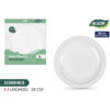 SET-3 PLATO RED.PLAST.ECONO. 28CM ALGON - Imagen 2