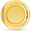 SET-12 PLATO CARTON ORO RED. 18CM ALGON - Imagen 3