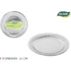 SET-10 PLATO CARTON PLATA RED. 23CM ALGON
