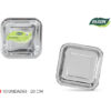 SET-10 PLATO CARTON PLATA CUAD.20CM ALGON - Imagen 2