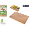 TABLA PARA CORTAR DE MADERA 37X22CM BAMBÚ QUTTIN
