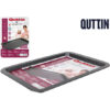 BANDEJA 38X25CM/0.5MM PLANA QUTTIN