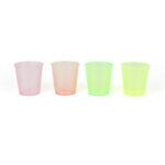 SET-24 VASO CHUPITO PP 30ML COLORES ALGON