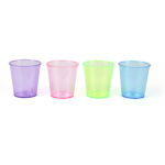SET-24 VASO CHUPITO PS 30ML COLORES ALGON