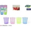 SET-24 VASO CHUPITO PS 30ML COLORES ALGON - Imagen 2