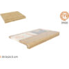 TABLA BAMBU ENCIMERA 38.5X26.5X1.5CM MASTERCHEF