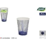 SET-8 VASO CARTON IRYS 330CC ALGON