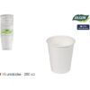 SET-15 VASO BLANCO CARTON 250CC ALGON - Imagen 2