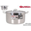 OLLA + TAPA ACERO IND 34CM/0,8MM/16L QUTTIN HOTEL