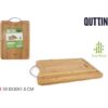 TABLA CORTAR BAMBU/METAL 39,5X30X1,5CM QUTTIN