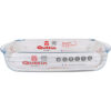 FUENTE VIDRIO RECTANGULAR 23X15CM/950CC QUTTIN - Imagen 2